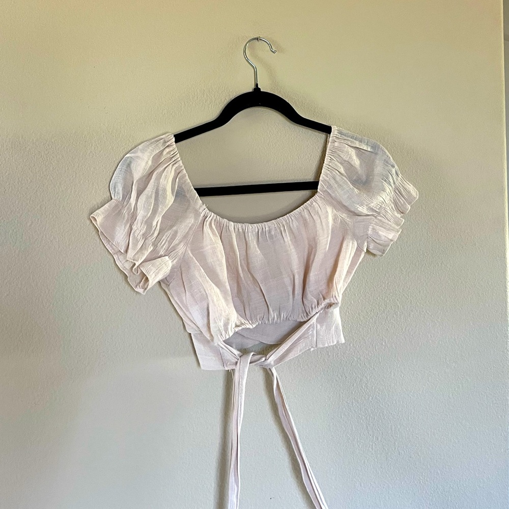 super cute and soft ruffle top